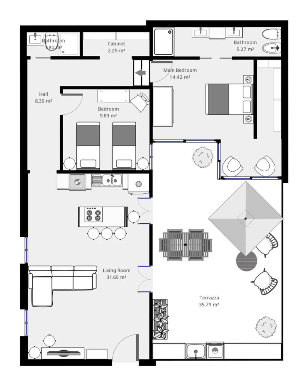Decharme Apartment With Terrace In Monti 로마 외부 사진